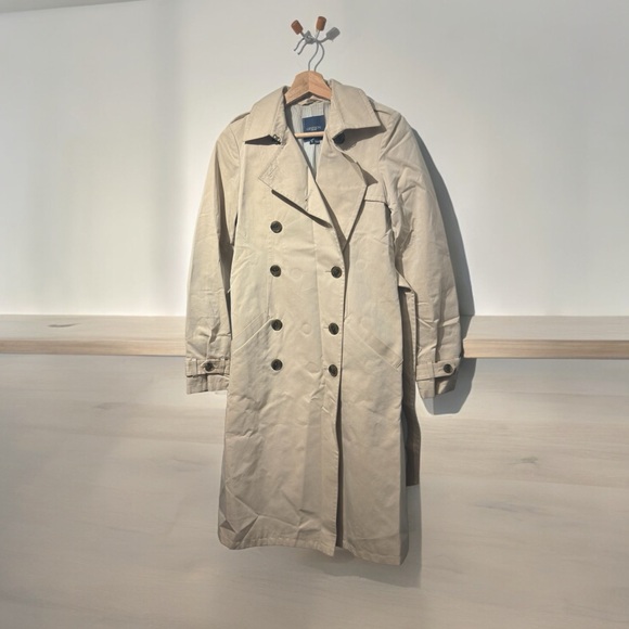 Gryphon New York Cotton Trench Coat Size US S - Picture 4 of 10
